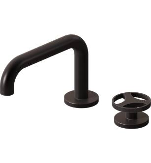 Graff G-11420-C19B-GM Harley 4 1/2" Two Hole Widespread Bathroom Sink Faucet with C19B Wheel Handle in Gunmetal