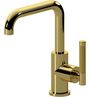 Graff G-11400-LM57-AU Harley 8 3/8" Single Hole Bathroom Sink Faucet with LM57 Lever Handle in Gold Plated
