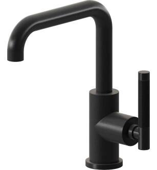 Graff G-11400-LM57-BK Harley 8 3/8" Single Hole Bathroom Sink Faucet with LM57 Lever Handle in Architectural Black