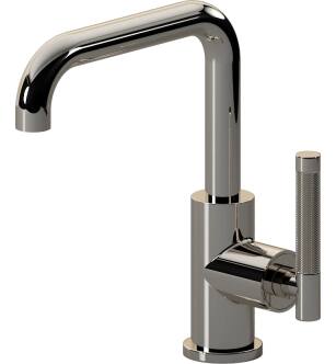 Graff G-11400-LM57-PN Harley 8 3/8" Single Hole Bathroom Sink Faucet with LM57 Lever Handle in Polished Nickel