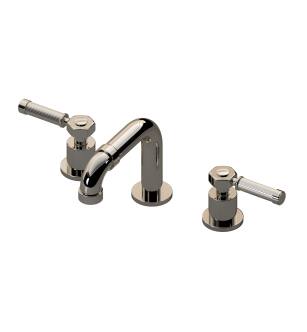Graff G-11310-LM56B-PN Vintage 5 1/4" Three Hole Widespread Bathroom Sink Faucet with LM56B Lever Handle in Polished Nickel