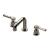 Graff G-11310-LM56B-PN Vintage 5 1/4" Three Hole Widespread Bathroom Sink Faucet with LM56B Lever Handle in Polished Nickel