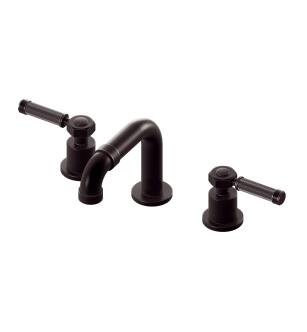 Graff G-11310-LM56B-GM Vintage 5 1/4" Three Hole Widespread Bathroom Sink Faucet with LM56B Lever Handle in Gunmetal
