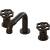 Graff G-11310-C18B-OB Vintage 5 1/4" Three Hole Widespread Bathroom Sink Faucet with C18B Cross Handle in Olive Bronze