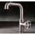 Graff G-11300-C18-PN Vintage 9 1/8" Single Hole Bathroom Sink Faucet with C18 Cross Handle in Polished Nickel