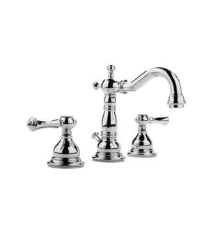Graff G-2500-LM15-PC Canterbury/Nantucket 5 1/8" Double Handle Widespread Bathroom Sink Faucet in Chrome