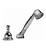 Graff G-1155-PC-T Nantucket 7 1/2" Contemporary Deck Mounted Handshower and Diverter Set in Chrome - Trim Only