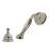 Graff G-3855-PN-T Canterbury 7 1/2" Contemporary Deck Mounted Handshower and Diverter Set in Polished Nickel - Trim Only
