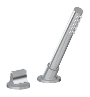 Graff G-6355-PC-T Sento 9 1/8" Contemporary Deck Mounted Handshower and Diverter Set in Chrome - Trim Only