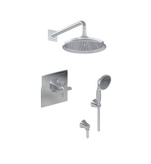Graff G-7289-C15S-PC Finezza DUE Full Pressure Balancing System Shower with Handshower in Chrome - Trim Only