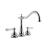 Graff G-2550-LC1-PC-T Canterbury 7 7/8" Double Handle Widespread/Deck Mounted Roman Tub Faucet in Chrome - Trim Only