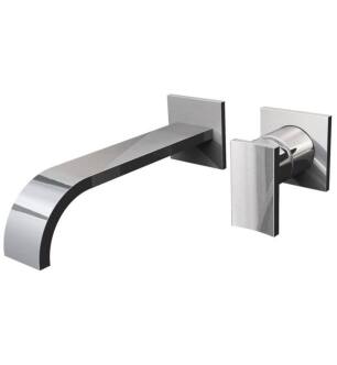 Graff G-1836-LM36W-PC-T Sade 9 1/4" Single Handle Wall Mount Widespread Bathroom Sink Faucet in Chrome - Trim Only