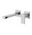 Graff G-3736-LM31W-PC-T Solar 9 1/2" Single Handle Wall Mount Widespread Bathroom Sink Faucet in Chrome - Trim Only