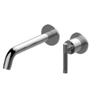 Graff G-11436-LM57-PC-T Harley 2 3/4" Two Hole Wall Mount Bathroom Sink Faucet with LM57 Lever Handle in Chrome - Trim Only
