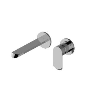 Graff G-6638-LM45W-PC-T Phase 8 3/8" Single Handle Wall Mount Bathroom Sink Faucet in Chrome - Trim Only