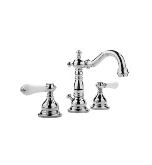 Graff G-2500-LC1-PC Canterbury/Nantucket 5 1/8" Double Handle Widespread Bathroom Sink Faucet in Chrome