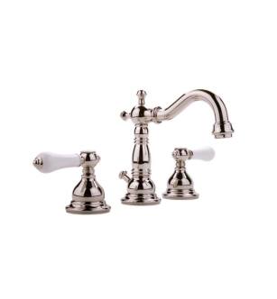 Graff G-2500-LC1-PN Canterbury/Nantucket 5 1/8" Double Handle Widespread Bathroom Sink Faucet in Polished Nickel