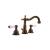 Graff G-2500-LC1-OB Canterbury/Nantucket 5 1/8" Double Handle Widespread Bathroom Sink Faucet in Olive Bronze