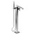 Graff G-11254-LM55N-PC Incanto 33 5/8" Floor Mounted Tub Filler with Handshower and Diverter in Chrome
