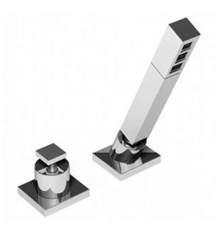 Graff G-1855-PC Sade Deck Mounted Handshower and Diverter Set in Chrome