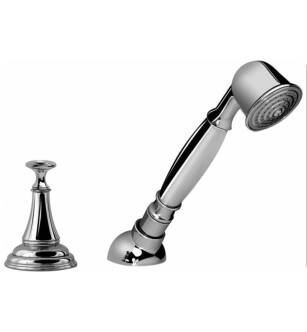 Graff G-2455-PC Lauren 7 1/2" Deck Mounted Handshower and Diverter Set in Chrome