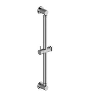 Graff G-9544-PC 32" Wall Mount Round Slide Bar with Handshower Holder in Chrome