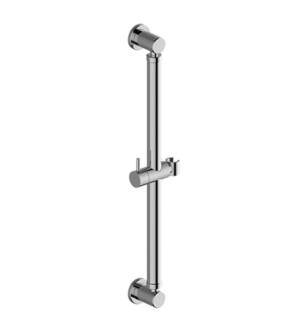 Graff G-9543-PC 24" Wall Mount Round Slide Bar with Handshower Holder in Chrome