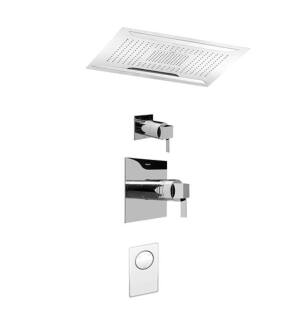 Graff AQ5.000A-LM39S-PC Aqua-Sense Ceiling Mount Thermostatic System Shower in Polished Chrome