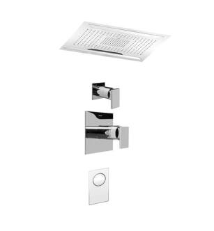 Graff AQ5.000A-LM31S-PC Aqua-Sense Ceiling Mount Thermostatic System Shower in Polished Chrome