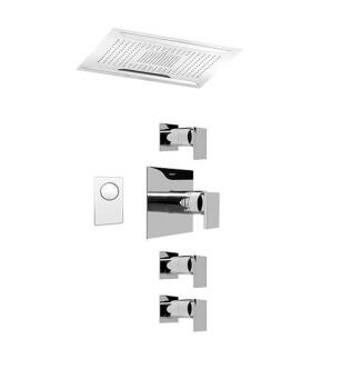 Graff AQ4.000A-LM31S-PC Aqua-Sense Ceiling Mount Thermostatic System Shower in Polished Chrome