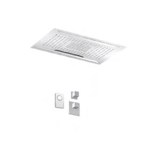 Graff AQ2.000SG-SH0-PC Aqua-Sense Ceiling Mount Thermostatic System Shower in Polished Chrome