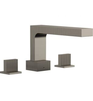 Phylrich 291-40 Stria 10 1/4" Two Blade Handle Widespread/Deck Mounted Roman Tub Faucet