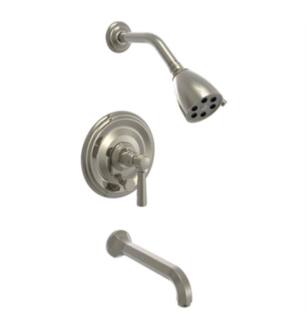 Phylrich 500-27 Hex Traditional Lever Handle Pressure Balance Tub and Shower Set