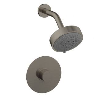Phylrich 230-21 Basic II Knurled Handle Pressure Balance Shower Set