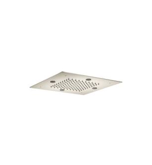 Flusso MSS.12SBN 12" Stainless Steel Flush Mount Rainhead With Mist Flow in Brushed Nickel PVD