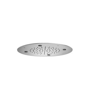 Flusso MSS.15RCP 15" Stainless Steel Flush Mount Rainhead With Mist Flow in Chrome