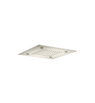 Flusso MSS.15SBN 15" Stainless Steel Flush Mount Rainhead With Mist Flow in Brushed Nickel PVD