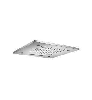 Flusso MSS.20SCP 20" Stainless Steel Flush Mount Rainhead With Cascade Waterfall And Mist Flow in Chrome