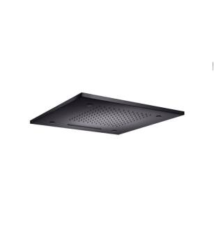 Flusso MSS.20SRG 20" Stainless Steel Flush Mount Rainhead With Cascade Waterfall And Mist Flow in Rock Gray