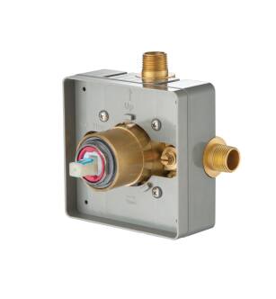 Flusso PBV1005AS Pressure Balance Valve in Rough Brass