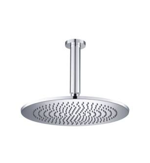 Flusso RHC.12RCP 12" Rain Head with 6" Ceiling Mount Arm in Chrome