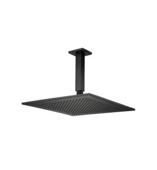 Flusso RHC.12SMB 12" Rain Head with 6" Ceiling Mount Arm in Matte Black