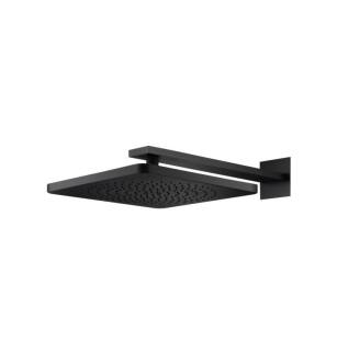 Flusso RHW.12CMB 12" Rain Head with 16" Arm in Matte Black