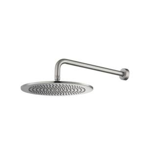 Flusso RHW.12RBN 12" Rain Head with 16" Arm in Brushed Nickel PVD
