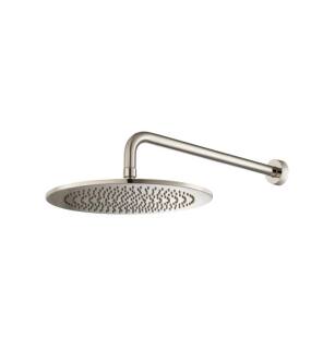 Flusso RHW.12RPN 12" Rain Head with 16" Arm in Polished Nickel PVD