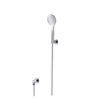 Flusso SHS.1000CP Hand Shower Set with Holder and Elbow in Chrome