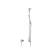 Isenberg SHS.1016CP Hand Shower Set with Slide Bar and Elbow in Chrome