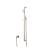 Isenberg SHS.1018PN Hand Shower Set with Slide Bar and Elbow in Polished Nickel PVD