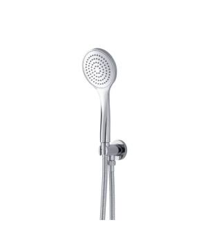 Flusso SHS.1020CP Hand Shower Set with Holder and Elbow Combo in Chrome