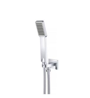 Flusso SHS.1025CP Hand Shower Set with Holder and Elbow Combo in Chrome